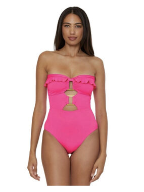 Soluna Cosmopolitan Buckle-up Convertible One-Piece Swimsuit Size XL